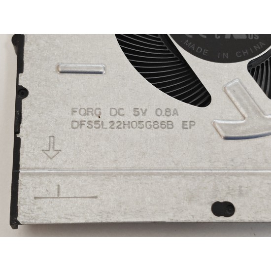 Set coolere Laptop, LOQ 15APH8 Type 82XT, 5H40S20910, DFS5L22H05G86B-FQRG, DFSL5L22H15G86B-FQRH, 5V, 0.6A