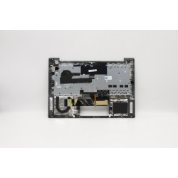 Carcasa superioara cu tastatura palmrest Laptop, Lenovo, ThinkBook 14-IIL Type 20SL, 5CB0W44371, 4FLVATALV20 3B, iluminata, Mineral Grey, layout UK