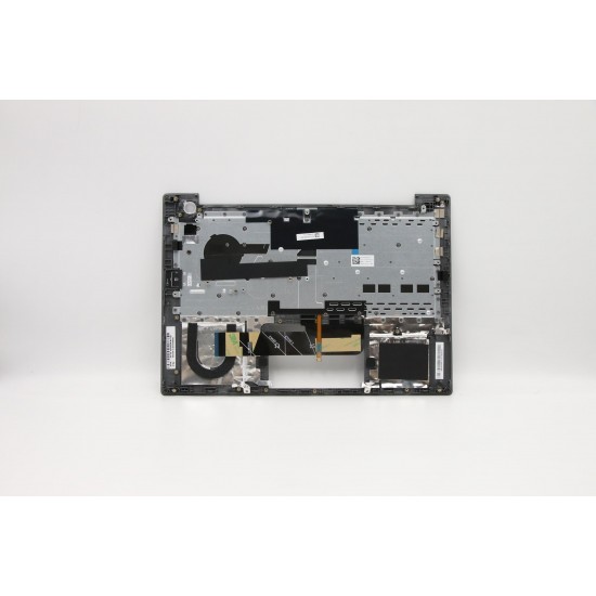 Carcasa superioara cu tastatura palmrest Laptop, Lenovo, ThinkBook 14-IML Type 20RV, 5CB0W44371, 4FLVATALV20 3B, iluminata, Mineral Grey, layout UK