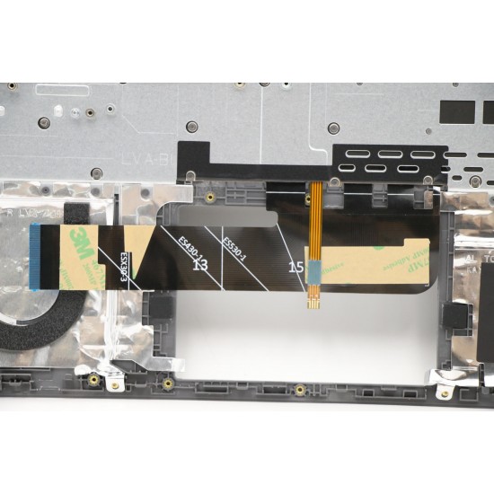 Carcasa superioara cu tastatura palmrest Laptop, Lenovo, ThinkBook 14-IML Type 20RV, 5CB0W44371, 4FLVATALV20 3B, iluminata, Mineral Grey, layout UK