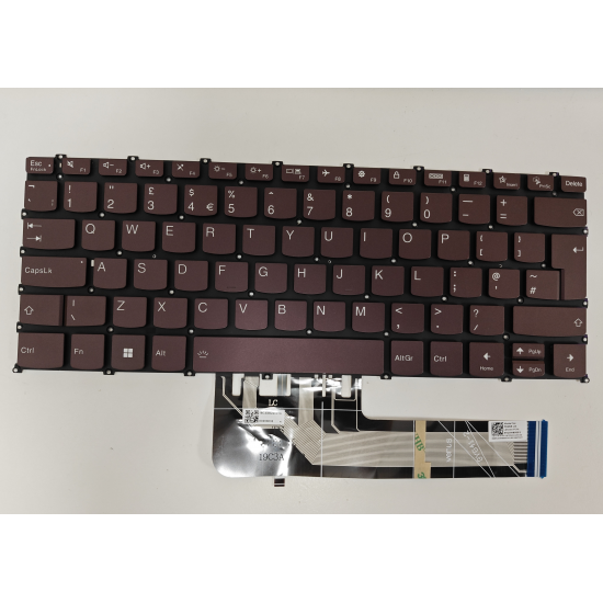 Tastatura Laptop, Lenovo, IdeaPad 5 14ABA7 Type 82SE, iluminata, Orchid, layout UK
