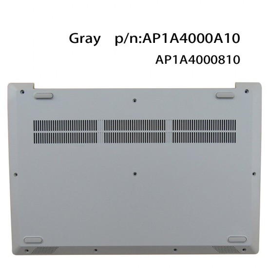 Carcasa inferioara bottom case Laptop, Lenovo, IdeaPad S145-15IWL Type 81MV, 81S9, 81V8, 5CB0U43726, AP1A4000810, gri