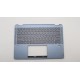 Carcasa superioara cu tastatura palmrest Laptop, Lenovo, Flex 5 14IAU7 Type 82R7, 82TA, 5CB1H72376, 5CB1H72406, 4600RE0D0002, Stone Blue, iluminata, fingerprint, layout US