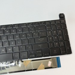 Tastatura Laptop Gaming, Asus, TUF F17 FX707Z, FX707ZC, FX707ZC4, FX707ZE, FX707ZI, FX707ZM, FX707ZR, iluminata, RGB, neagra, layout US