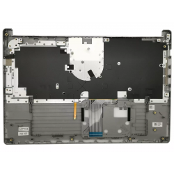 Carcasa superioara cu tastatura palmrest Laptop, Acer, ChromeBook Spin 311 CP311-2H, 6B.HSPN7.030, EAZAU00202A, iluminata, argintie, layout US
