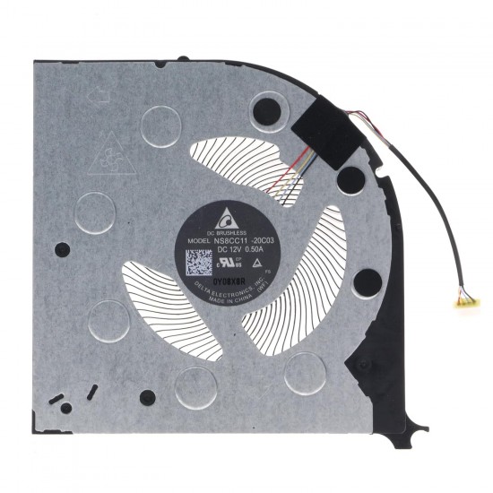 Set coolere Laptop, Lenovo, Legion C7-15IMH05 Type 82EH, 5H40S20076, 5H40S20077, NS8CC11-20C03, NS8CC12-20C04, 12V, 0.50A