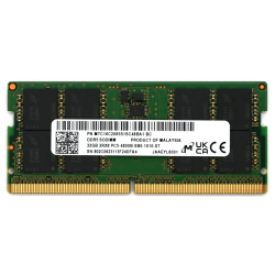 Memorie Ram Laptop Micron 32GB, DDR5, 2Rx8, PC5-4800B-SB0, 4800Mhz, MTC16C2085S1SC48BA1-BC, PC5-38400, CL40, 1.1V, Non-ECC, sodimm, 262 pini