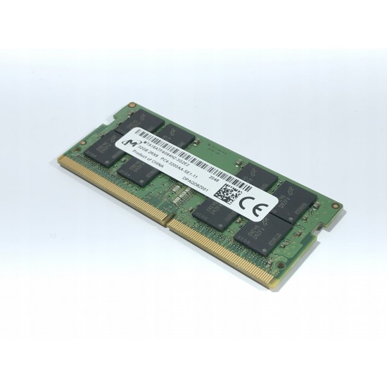 Memorie Ram Laptop Micron 32GB, DDR4, 2Rx8, PC4-3200AA, 3200Mhz, MTA16ATF4G64HZ-3G2E2, PC4-21300, CL19, 1.2V, Non-ECC, sodimm, 260 pini