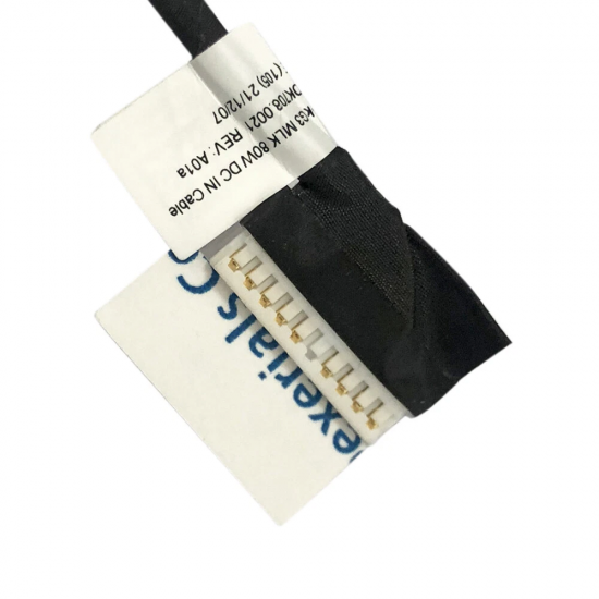 Mufa alimentare Laptop Gaming, Dell, G5 SE 5505, P89F, P89F004, PRV65, PRV65, 450.0K708.0001, 450.0K708.0011, Selek G3 Mlk 80W DC IN Cable, 12cm