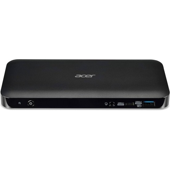 Docking station Acer G19DK1, USB Type-C III, 1 x mic / headphones combo, 1 x HDMI, 1 x USB 3.1 Type-C, 1 x USB 3.1 Type-C + Charge, 2 x DisplayPort, 3 x USB 3.1, 1 x RJ45, GP.DCK11.003, sistem de andocare