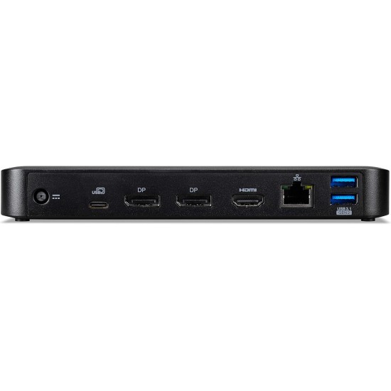 Docking station Acer G19DK1, USB Type-C III, 1 x mic / headphones combo, 1 x HDMI, 1 x USB 3.1 Type-C, 1 x USB 3.1 Type-C + Charge, 2 x DisplayPort, 3 x USB 3.1, 1 x RJ45, GP.DCK11.003, sistem de andocare
