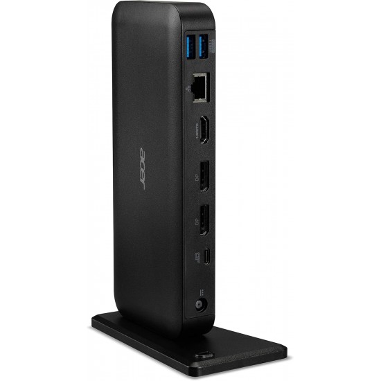 Docking station Acer G19DK1, USB Type-C III, 1 x mic / headphones combo, 1 x HDMI, 1 x USB 3.1 Type-C, 1 x USB 3.1 Type-C + Charge, 2 x DisplayPort, 3 x USB 3.1, 1 x RJ45, GP.DCK11.003, sistem de andocare