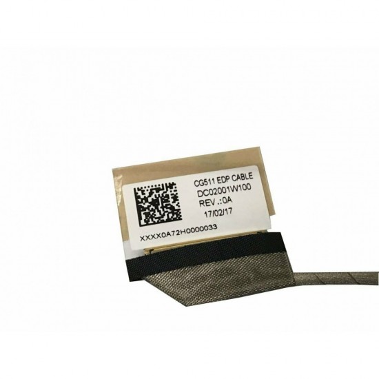 Cablu video LVDS Laptop, Lenovo, IdeaPad 510-15IKB Type 80SV, 5C10L35864, DC02001W100, DC02001W110, DC02001W120, CG511 eDP CABLE