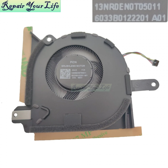 Cooler placa video Laptop Gaming, Asus, ROG Flow X13 GV302X, GV302XA, GV302XI, GV302XV, GV302XU, 13NR0EN0T05011, DFS5L22H05B858-FQ6U, 6033B0122201 , 5V, 0.8A, GPU