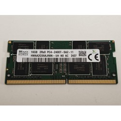Memorie Ram Laptop SK Hynix 16GB, DDR4, 2Rx8, PC4-2400T, 2400Mhz, HMAA2GS6AJR8N-UH, PC4-19200, CL17, 1.2V, Non-ECC, sodimm, 260 pini