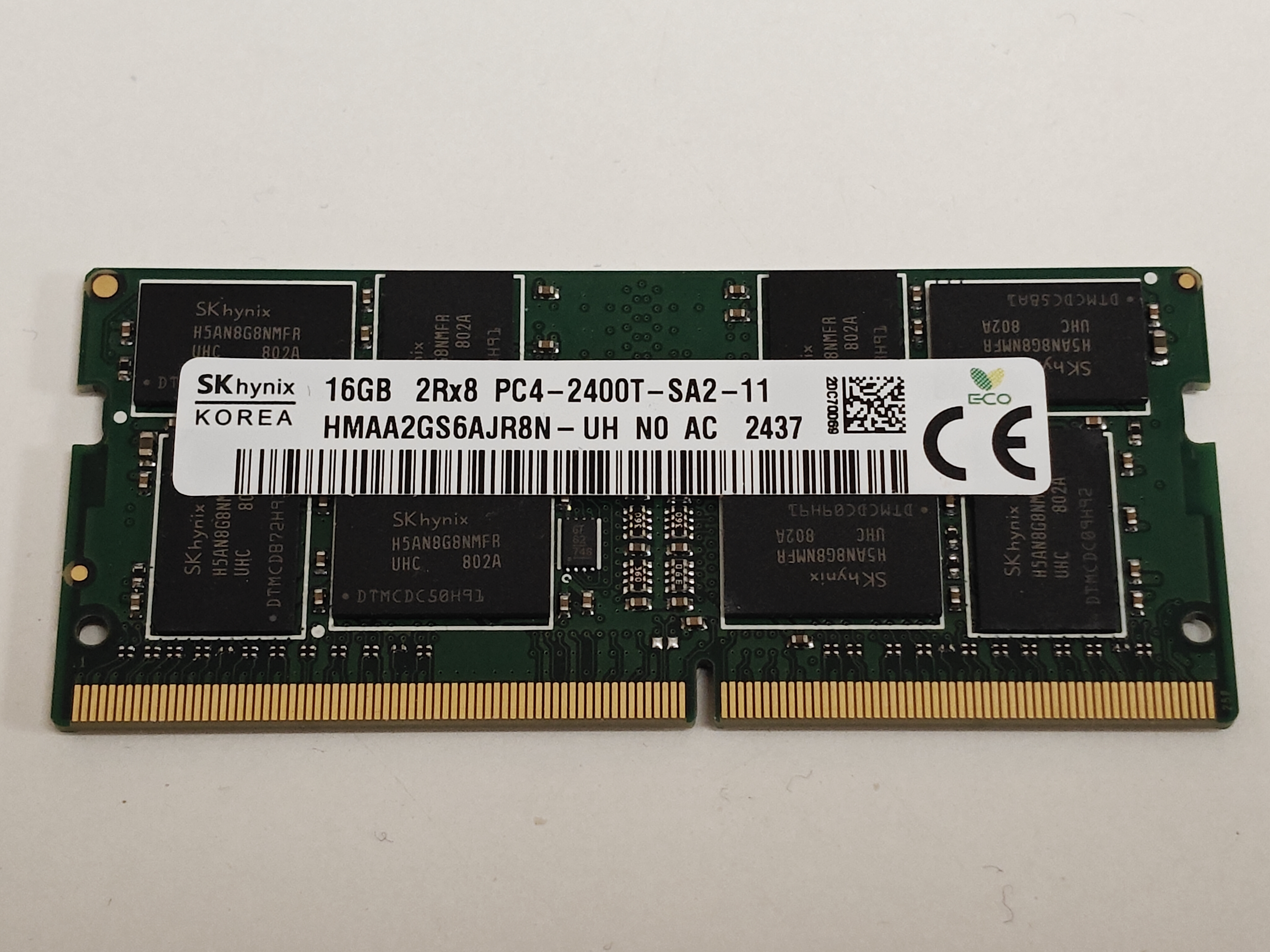 Memorie Ram Laptop SK Hynix 16GB, DDR4, 2Rx8, PC4-2400T, 2400Mhz
