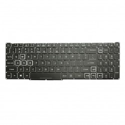 Tastatura Laptop, Acer, Nitro 5 AN515-46, AN515-47, conector ingust, iluminata RGB, layout US