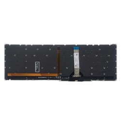 Tastatura Laptop, Acer, Nitro 5 AN515-46, AN515-47, conector ingust, iluminata RGB, layout US