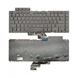 Tastatura Laptop Gaming, Asus, ROG Zephyrus S GX502GV, GX502GW, GX502LWS, GX502LXS, iluminata, conector RGB 20 pini, layout US
