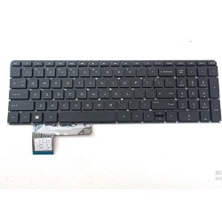 Tastatura Laptop, HP, Envy Touchsmart M6-K, 725450-001, iluminata, neagra, fara rama, layout US