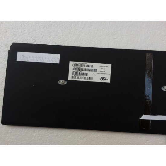 Tastatura Laptop, HP, Envy Touchsmart M6-K, 725450-001, iluminata, neagra, fara rama, layout US