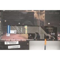 Carcasa superioara cu tastatura palmrest Laptop, Lenovo, Yoga Slim 7-14ITL05 Type 82A3, 82HA, 82A6, 5CB1B05348, 4BLS2TALV70 3A, iluminata, Dark Moss, layout US