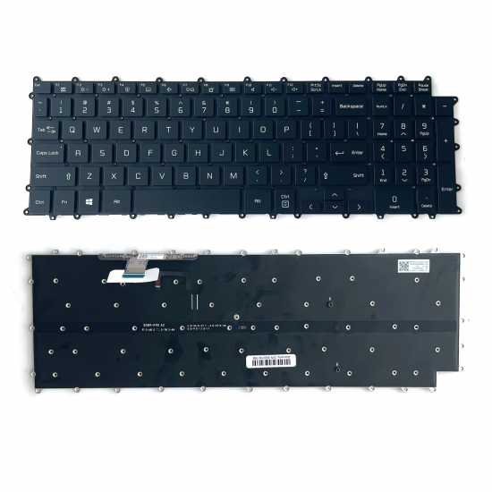 Tastatura Laptop, LG, Gram 17 17Z90P, 17Z90P-G, 17Z90P-K, 17Z90P-N, iluminata, neagra, layout US