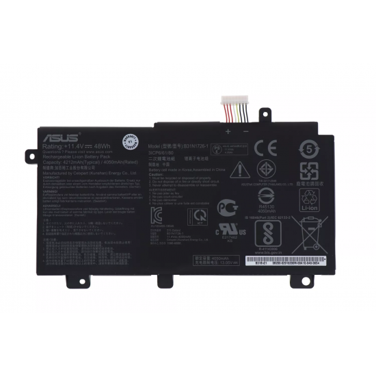 Baterie Laptop, Asus, TUF Gaming FX504, FX504GD, FX504GE, FX504GM, 3ICP7/60/80, B31N1726, 11.4V, 4240mAh, 48Wh