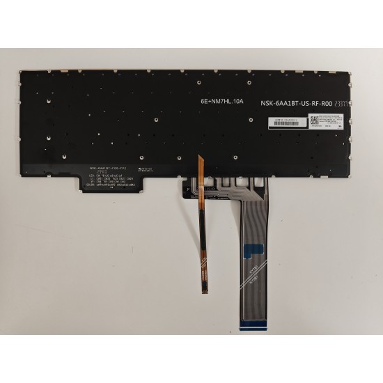 Tastatura Laptop, Lenovo, Legion 5 Pro-16ITH6 Type 82JF, iluminata, neagra, layout US