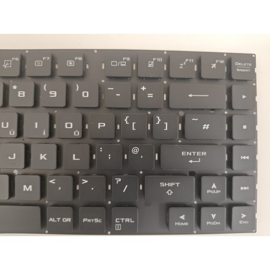 Tastatura Laptop Gaming, Asus, ROG Strix Scar 15 G533Q, G533QM, G533QR, G533QS, iluminata, RGB, neagra, layout US/UK (enter mic)