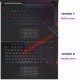 Tastatura Laptop Gaming, Asus, ROG Strix Scar 15 G533Q, G533QM, G533QR, G533QS, iluminata, RGB, neagra, layout US/UK (enter mic)
