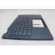 Carcasa superioara cu tastatura palmrest Laptop 2-in-1, Yoga 7 14ARP8 Type 82YM, 5CB1L48339, HQ207220B9000, iluminata, Tidal Teal, layout US
