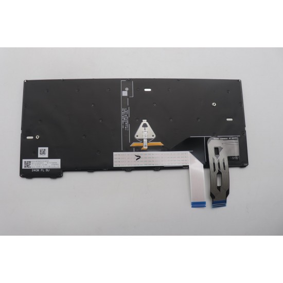 Tastatura Laptop, Lenovo, ThinkPad P14s Gen 5 Type 21ME, 21MF, iluminata, neagra, layout US