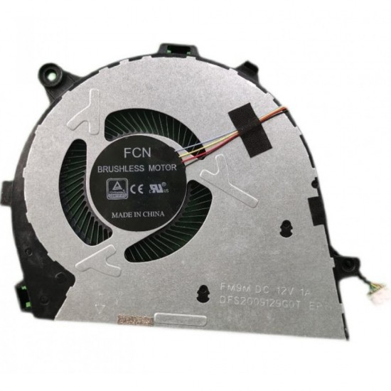 Cooler Laptop, Lenovo, IdeaPad 5-14ITL05 Type 82FE, 5F10Y88608, DC28000OXF0 FCC2, DFS2009129G0T EP, FM9M, pentru placa grafica dedicata, 12V, 1A