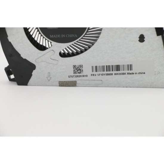 Cooler Laptop, Lenovo, IdeaPad 5-14ITL05 Type 82FE, 5F10Y88608, DC28000OXF0 FCC2, DFS2009129G0T EP, FM9M, pentru placa grafica dedicata, 12V, 1A