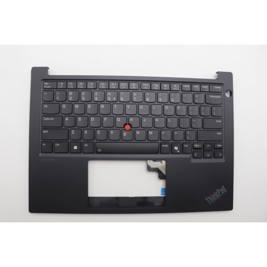 Carcasa superioara cu tastatura palmrest Laptop, Lenovo, ThinkPad 5M11N94241, 5M11N94242, 5M11N94243, 5M11N94244, AP39N000300, AM39F000100, iluminata, neagra, layot US