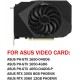 Cooler Placa video Desktop PC, Asus, Phoenix RTX 3050, 3060, 95mm, FDC10U12S9-C, CF1010U12D, 12V, 0.45A, 0.42A, 6 pini