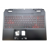 Carcasa superioara cu tastatura palmrest Laptop, Acer, Nitro 5 AN515-58, N22C1, 6B.QFJN2.001, AP3SY000710, EC3SY000400, iluminata, rosie, layout US