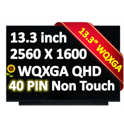 Display compatibil Laptop, Lenovo, ThinkBook 13x ITG Type 20WJ, 5D11B21082, 5D10S39721, NE133QDM-N61 V8.0, 13.3 inch, 2560x1600, QHD, slim, 219mm, non touch, 60Hz, 40 pini