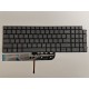 Tastatura Laptop, Dell, Vostro 7510, P106F, P106F002, iluminata, gri deschis, layout US