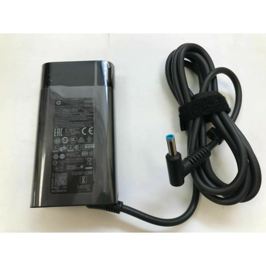 Incarcator Laptop, HP, Envy 13-AQ, 13T-AQ, TPN-W144, TPN-AA04, L24008-001, L23960-004, 65W, 19.V, 3.33A, mufa albastra 4.5x3.0mm