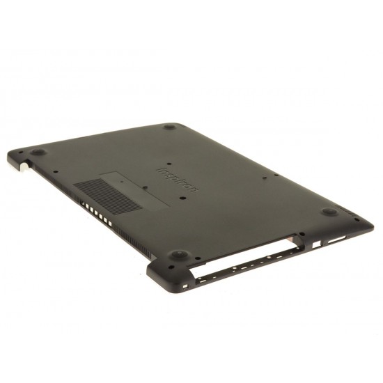 Carcasa inferioara bottom case Laptop, Dell, Inspiron 15 3580, 3581, 3582, 3583, 3584, 3585, 3595, P75F, 0G0KKJ, G0KKJ, AP21C0003A0, neagra, cu slot cd-rom