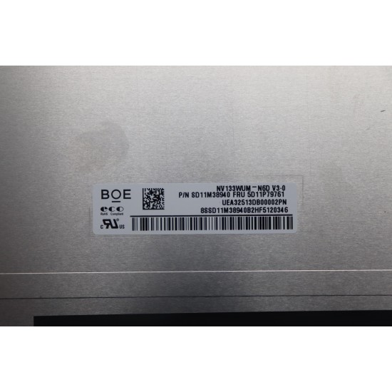 Display Laptop, Lenovo, IdeaPad Slim 5 13ARP10 Type 83J2, 5D11P79760, 5D11P79761, 5D11P79762, 5D11P79763, 13.3 inch, 1920x1200, FHD+, Slim, nano edge, non touch, 60Hz, 30 pini