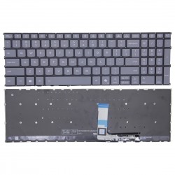 Tastatura Laptop, Lenovo, IdeaPad Slim 5 16IRH10R Type 83J1, iluminata, gri, layout US
