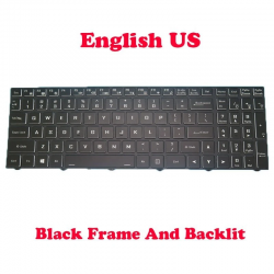 Tastatura Laptop, Schenker XMG Focus 17-M22 NP70PNP, iluminata, neagra, layout US