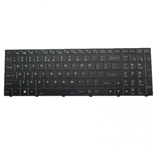 Tastatura Laptop, Sager, Notebook NP7880J, NP70RNJS, iluminata, neagra, layout US