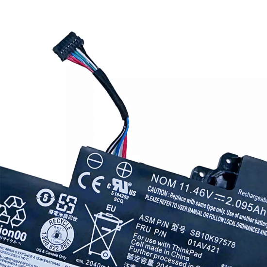 Baterie interna Laptop, Lenovo, ThinkPad A485 Type 20MU, 20MV, 3ICP6/38/64, 5B10K97578, 01AV421, 2095mAh, 24Wh