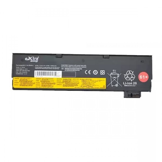 Baterie extinsa compatibila Laptop, Lenovo, ThinkPad T570 Type 20H9, 20HA, 20JW, 20JX, 5B10K97581, 01AV424, 11.24V, 2110mAh, 24Wh