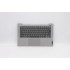 Carcasa superioara cu tastatura palmrest Laptop, Lenovo, IdeaPad 5-14ITL05 Type 82FE, 5CB1A14135, AP2UZ000500, AM2UZ000920, iluminata, argintie, layout US