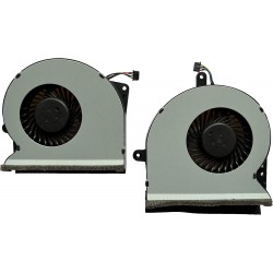 Set coolere Laptop, Asus, ROG G751JL, G751JM, 13NB06G1P18011, 13NB06G1P19011, DFS501105PR0T-FG13, DFS561405PL0T-FG15, 14mm grosime, 5V, 0.5A, CPU si GPU